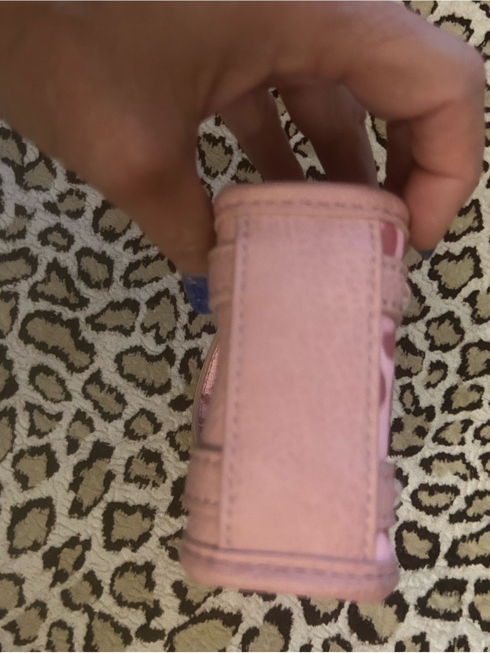 Nwot Wrangler Pink Mini Tote Keychain with Patterned Accent - Picture 6 of 8